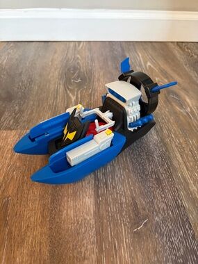 Imaginext Bat Boat DC Super Friends Batman Fisher Price Toy 2014 Blue Black 8”